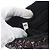 PRADA Borsa a Mano Cotone Pelle Viola Argento Auth 174534 Porpora - vista 12