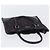 PRADA Borsa a Mano Cotone Pelle Viola Argento Auth 174534 Porpora - vista 6