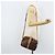 Céline Bolso de Hombro de Lona Macadam CELINE PVC Marrón Dorado Auth bs34058 Castaño - vista 23