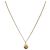Collana Christian Dior metallo tono oro Auth BA11482