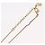Collana Christian Dior metallo tono oro Auth BA11482 - vista 16