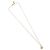 Collana Christian Dior metallo tono oro Auth BA11482 - vista 2