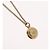 Collana Christian Dior metallo tono oro Auth BA11482 - vista 3