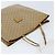 Céline Borsa a mano in tela Macadam CELINE PVC Beige Oro Auth BSZ357 D'oro - vista 6