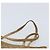 Céline Borsa a mano in tela Macadam CELINE PVC Beige Oro Auth BSZ357 D'oro - vista 8