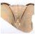 Monedero CHANEL de piel de cordero beige con CC dorado Auth bs33865 - vista 17