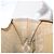 Monedero CHANEL de piel de cordero beige con CC dorado Auth bs33865 - vista 18