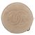Monedero CHANEL de piel de cordero beige con CC dorado Auth bs33865 - vista 2