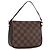 LOUIS VUITTON Pochette per Trucco Damier Ebene N51982 LV Auth ARZ134