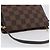 LOUIS VUITTON Pochette per Trucco Damier Ebene N51982 LV Auth ARZ134 - vista 6
