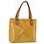 LOUIS VUITTON Bolsa de Mão Houston Monogram Vernis Bege M91004 LV Auth ka3081