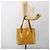 LOUIS VUITTON Bolsa de Mão Houston Monogram Vernis Bege M91004 LV Auth ka3081 - vista 23