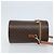 Céline Bolso de Hombro de Lona Macadam CELINE en Cuero PVC Marrón Dorado Auth LNZ654A Castaño - vista 3