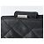 CHANEL Portafoglio Matelassé Linea Cambon Pelle Nera Argento CC Auth ARZ302 Nero - vista 8