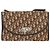 Borsa a Spalla in Tela Trotter Christian Dior Marrone Oro Auth BSZ029 D'oro - vista 13