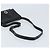 Céline Borsa a Spalla Circle in Pelle Nera e Argento Auth LNZ679V Nero - vista 7