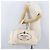 PRADA Canapa MM Borsa a Mano Denim Bianco Oro Auth BSZ344 D'oro - vista 24
