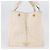 PRADA Canapa MM Borsa a Mano Denim Bianco Oro Auth BSZ344 D'oro - vista 4