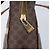 Céline Borsa a mano in tela Macadam CELINE in pelle PVC marrone oro Auth 170069 D'oro - vista 17