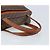 Céline Borsa a mano in tela Macadam CELINE in pelle PVC marrone oro Auth 170069 D'oro - vista 7