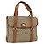 Céline Borsa a mano in tela Macadam CELINE PVC beige oro Auth ka3048 D'oro