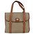 Céline Borsa a mano in tela Macadam CELINE PVC beige oro Auth ka3048 D'oro - vista 13