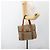 Céline Borsa a mano in tela Macadam CELINE PVC beige oro Auth ka3048 D'oro - vista 25