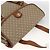 Céline Borsa a mano in tela Macadam CELINE PVC beige oro Auth ka3048 D'oro - vista 6