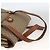 Céline Borsa a mano in tela Macadam CELINE PVC beige oro Auth ka3048 D'oro - vista 7