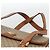 Céline Borsa a mano in tela Macadam CELINE PVC beige oro Auth ka3048 D'oro - vista 8
