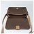 Céline Borsa a spalla in tela Macadam CELINE in pelle PVC Auth mr2142 Marrone D'oro - vista 19