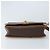 Céline Borsa a spalla in tela Macadam CELINE in pelle PVC Auth mr2142 Marrone D'oro - vista 5