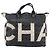 Borsa a Spalla CHANEL Chain Matelassé in Tela Rivestita Nera Argento CC Auth 170665A Nero - vista 13