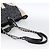 Borsa a Spalla CHANEL Chain Matelassé in Tela Rivestita Nera Argento CC Auth 170665A Nero - vista 9