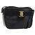 Borsa a Spalla Salvatore Ferragamo Vala in Pelle Nera Oro Auth 170076 Nero D'oro
