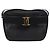 Borsa a Spalla Salvatore Ferragamo Vala in Pelle Nera Oro Auth 170076 Nero D'oro - vista 13