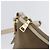 Borsa a Spalla PRADA in Tela Pelle Beige Oro Auth 174479 D'oro - vista 19
