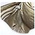 Borsa a Spalla PRADA in Tela Pelle Beige Oro Auth 174479 D'oro - vista 21