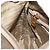 Borsa a Spalla PRADA in Tela Pelle Beige Oro Auth 174479 D'oro - vista 22