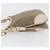 Borsa a Spalla PRADA in Tela Pelle Beige Oro Auth 174479 D'oro - vista 5