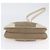 Borsa a Spalla PRADA in Tela Pelle Beige Oro Auth 174479 D'oro - vista 6