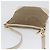 Borsa a Spalla PRADA in Tela Pelle Beige Oro Auth 174479 D'oro - vista 7