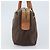 Céline Borsa a mano in tela Macadam CELINE PVC oro marrone Auth bs34012 D'oro - vista 4