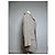 Vintage Issey Miyake Wool Coat Abstract White M Grey - view 2