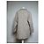 Vintage Issey Miyake Wool Coat Abstract White M Grey - view 3