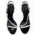 Giuseppe Zanotti Sandalen aus weißem Lackleder mit rotem Python-Absatz