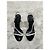 Giuseppe Zanotti Sandalen aus weißem Lackleder mit rotem Python-Absatz - Ansicht 3