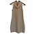 Vestido Burberry de algodón beige