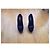 Décolleté Saint Laurent in suede nero con punta aperta - vista 6