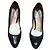 Prada Black Leather Platform Heels Size 38